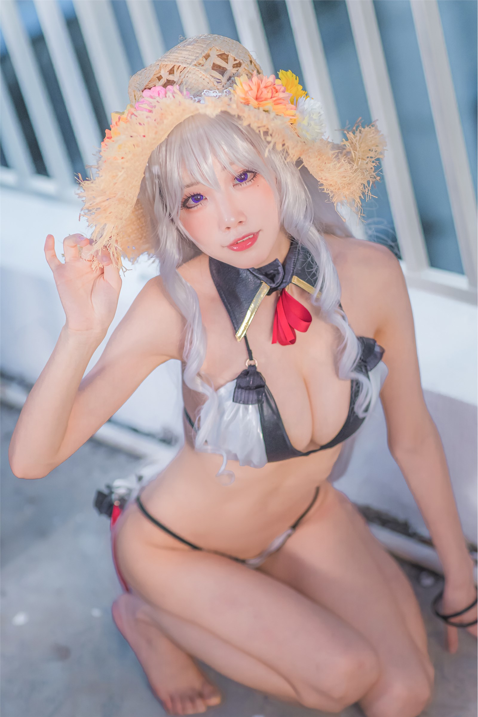 Aqua Water Miao - Alge rie Swimsuit (Azur Lane)(21)